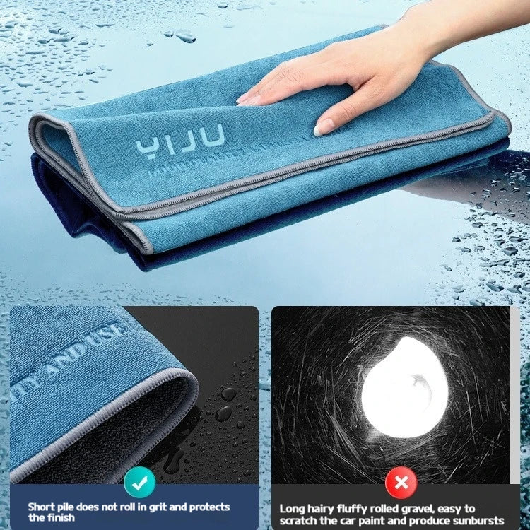 45X45cm Microfiber Car Washing Towel Lint-Free Car Cleaning Towels Supplies Ultra-Soft Drying Cloth Car Detailing Washing Tools
