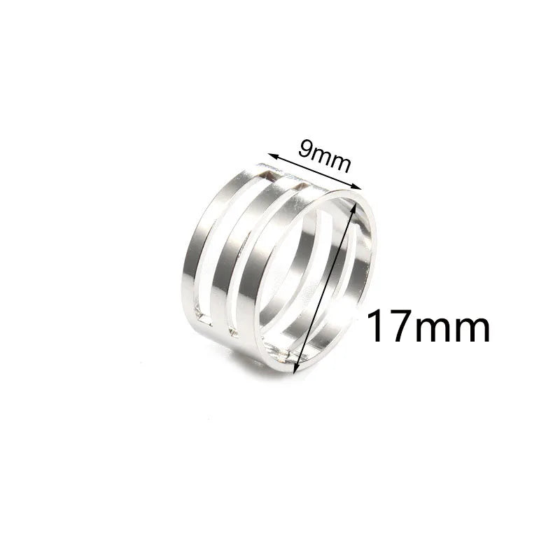 1Pc Stainless Steel Opening Jump Ring 18mm Round Circle Bead Plier Closed Finger Jewelry Tools for DIY Jewelry Making Tool