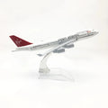 16CM Toy planes B747 British Virgin Atlantic Aircraft Model Passenger Alloy Metal airplane diecast Collectible Gift Display