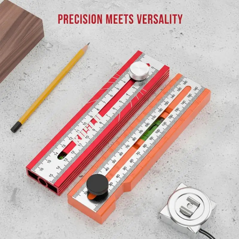 Marking Protractor Multi Angle Ruler Foldable Depth Measuring Tool Gauge For Woodworking Leveling Posit