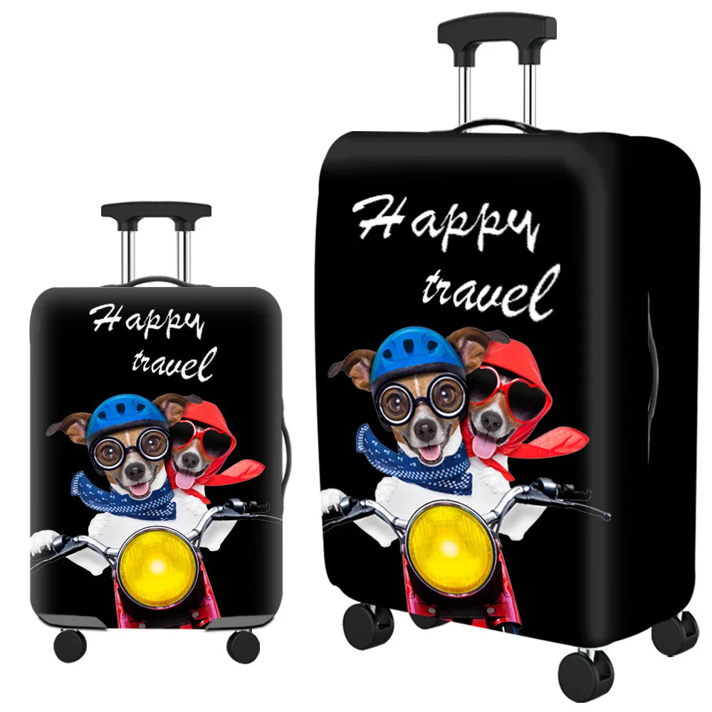 Popular Luggage Protective Cover Elastic Cloth Thickened Dust-proof Trolley Suitcase Cover Travel Accessories For 18-30Inch Case