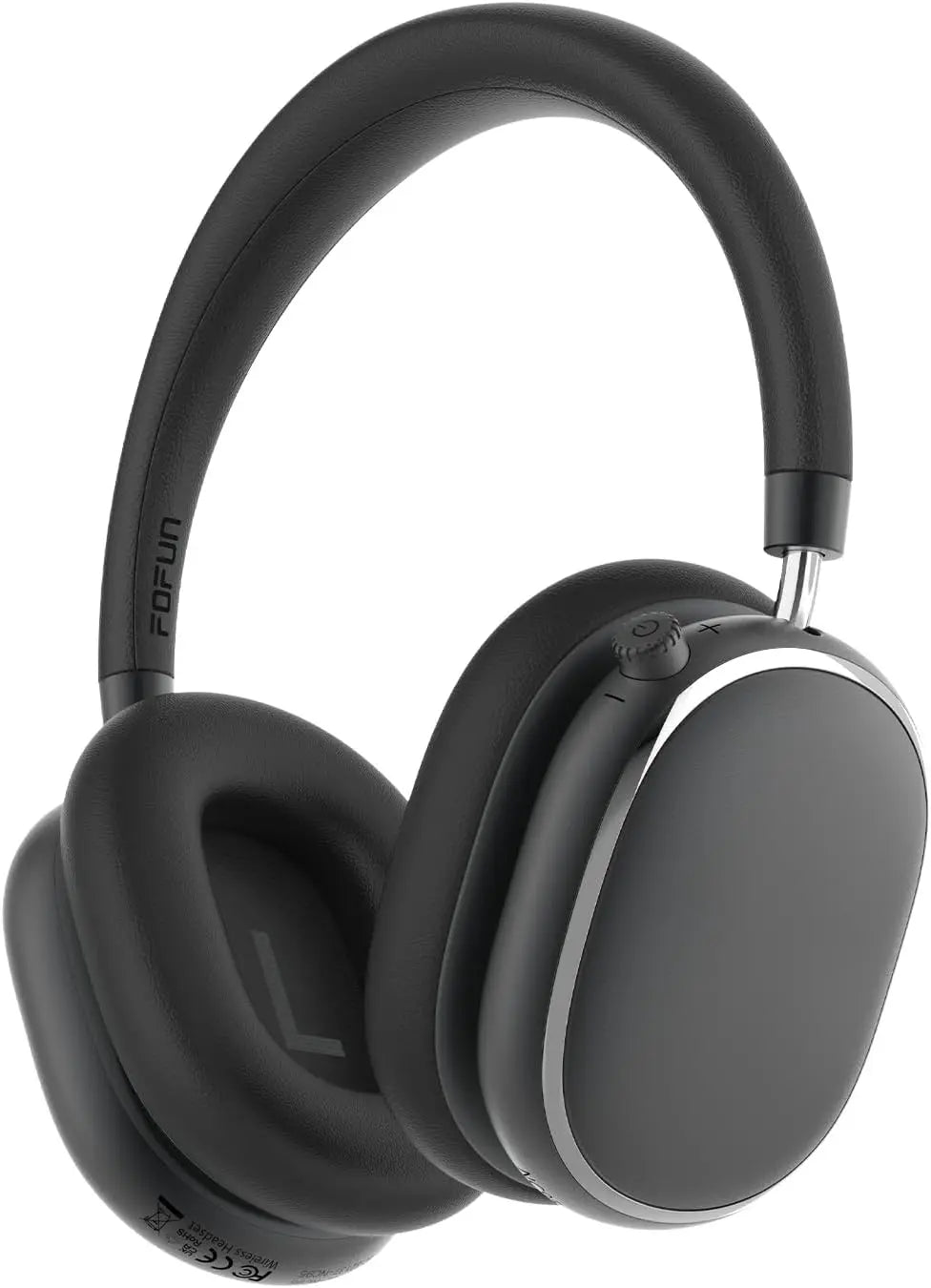 Hybrid Active Noise Cancelling Headphones with Knob Control 65H Playtime Over Ear Headphones Wireless Bluetooth 6.0 Hi-Res Audio
