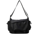 Solid Color Nylon Crossbody Bag Waterproof Large Capacity Shoulder Bag Oxford Cloth Multifunctional Messenger Bag Camping