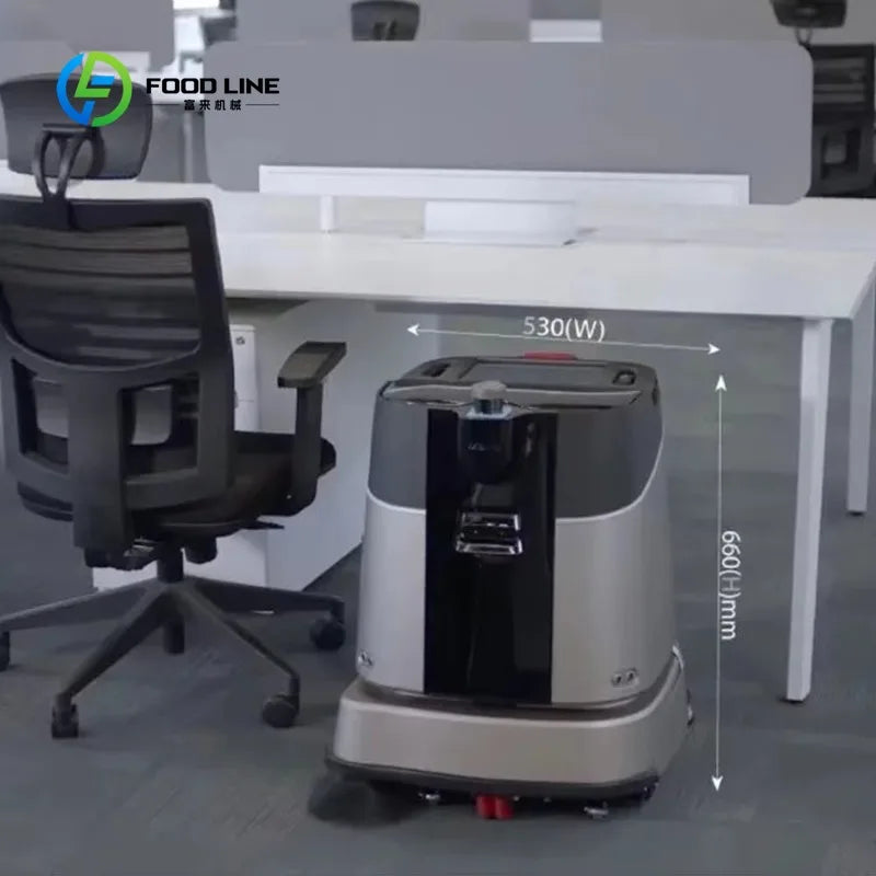 Custom Autonomous Obstacle Avoidance Cleaning Robot Smart 3-in-1 Sweeping Vacuum Mopping Machine for Commercial & Indoor Use