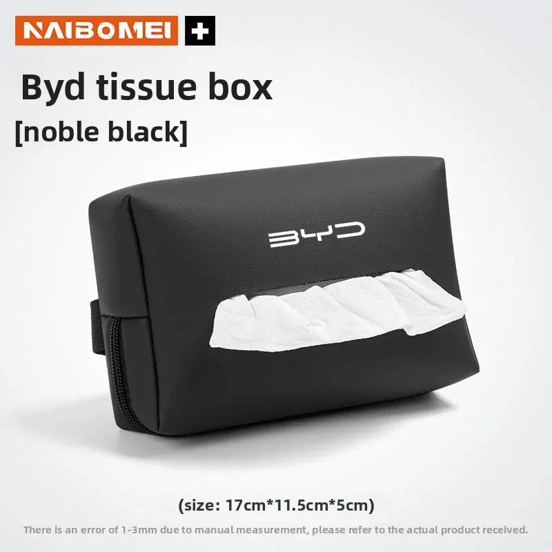 Anti-Scratch Car Armrest Tissue Box for BYD Seal Dolphin Yuan Plus Seal U Frigate 07 Tang EV Han EV Song Pro Auto Accessories