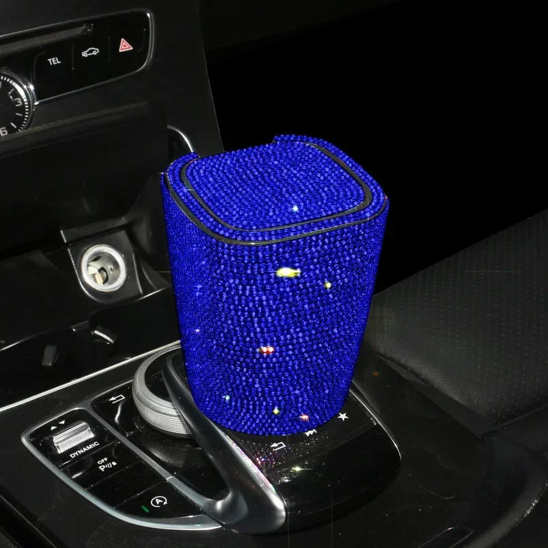 Smokeless Car Ashtray Flame Retardant Auto Parts Car Portable Belt Mini Car Trash Can For Car Cup Holder Home Office And Travel