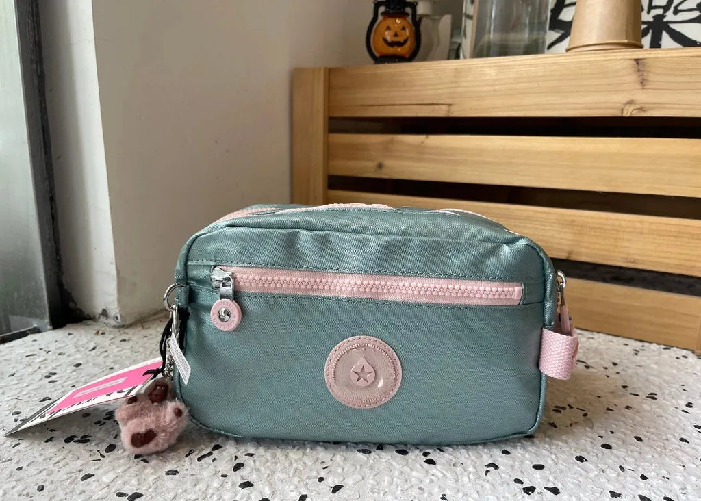 from China Monkey Shoulder Handbag Women's Bag Nylon Cloth Purse Wallet Coin Purse Handheld Bag Fashion Spring Season