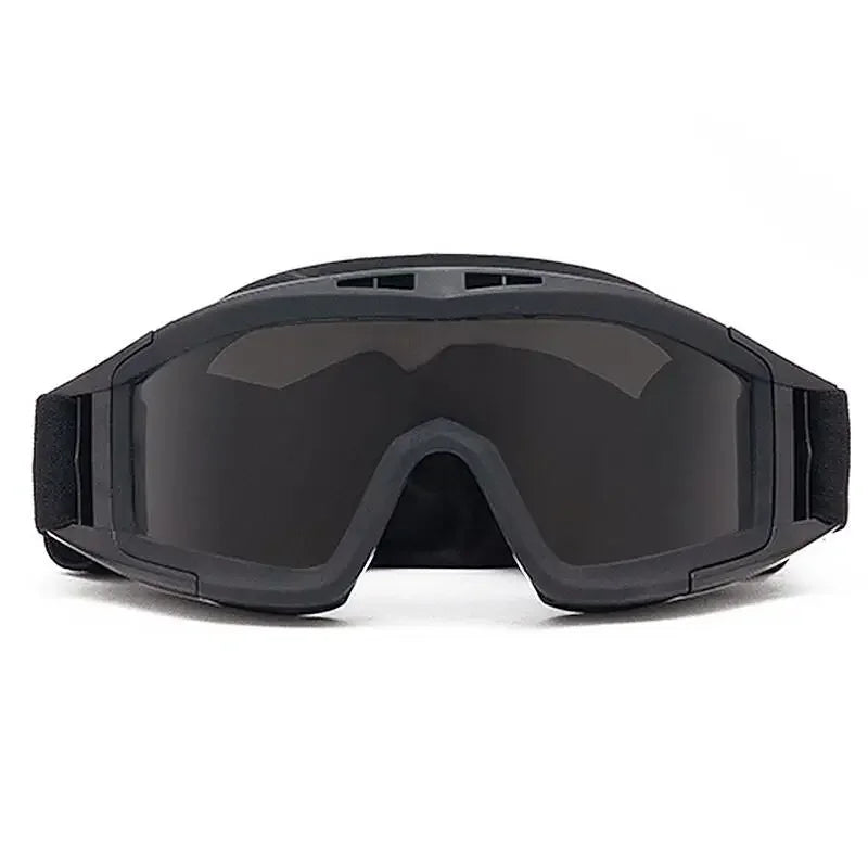 Tactical Goggles Mountaineering Shooting Sunglasses Windproof Sand Control Motocross CS Glasses 3 Lenses Replaceable Motorcycle