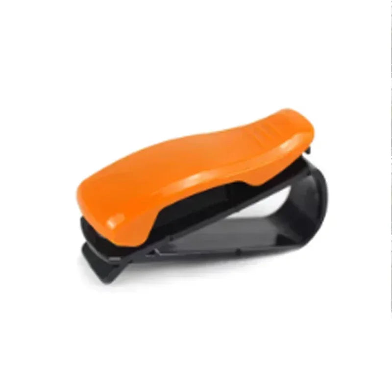 Universal Car Sun Visor Eyeglass Hanger Clip PU Leather Magnetic Glasses Holder Multi-Function Storage Auto Interior Accessories