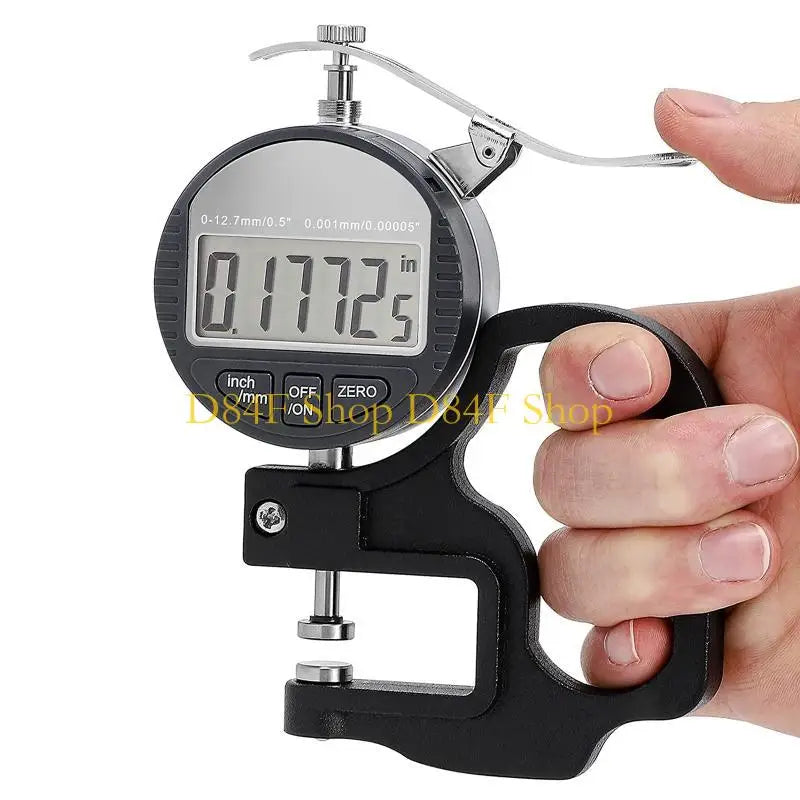 D84F Digital Thickness Gauge 0.001mm/0.00005" 12.7mm/0.5" Electronic Micrometer Thick