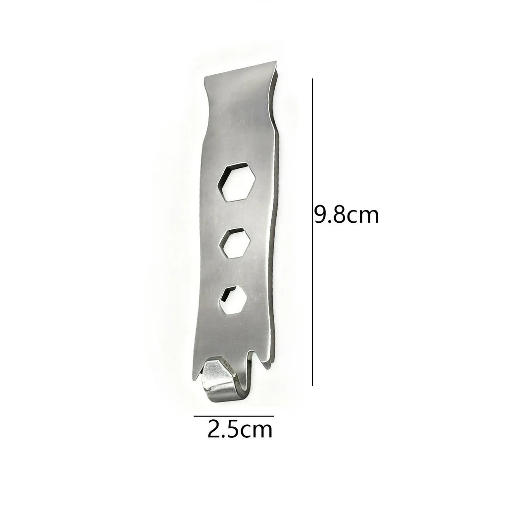 5/1x Fence Wire Twisting Tools Stainless Steel Wrench Heavy Duty Tensioning Tool for Garden Binding Wire Fence Twisting Fastener