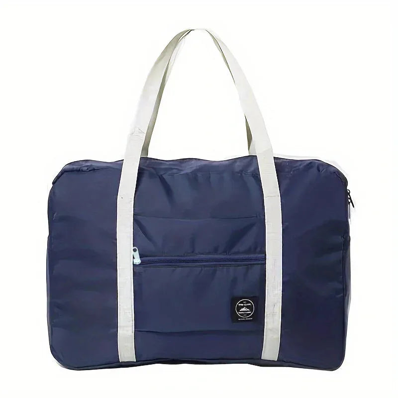 Portable and lightweight travel luggage bag, large capacity sports and fitness bag, foldable handheld boarding bag
