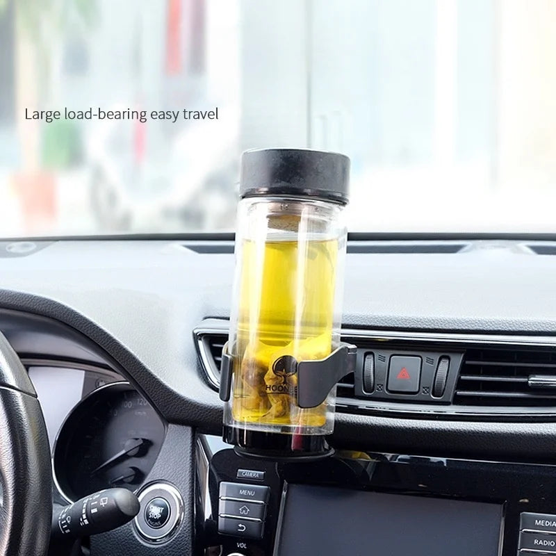 Multifunctional Car Cup Holder, Air Vent Mount Ashtray & Drink Tray, Universal Vehicle Cup Stand