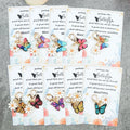 10pcs fun, colorful butterfly keychains and bag hangers – the perfect gift for anyone!