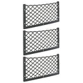 1/3Pcs/Lot 36*18cm Car Net Door Panel Bus Seat Back Mount Organizer Mesh Phone Holder Storage Bag Pocket For Wallet Keys