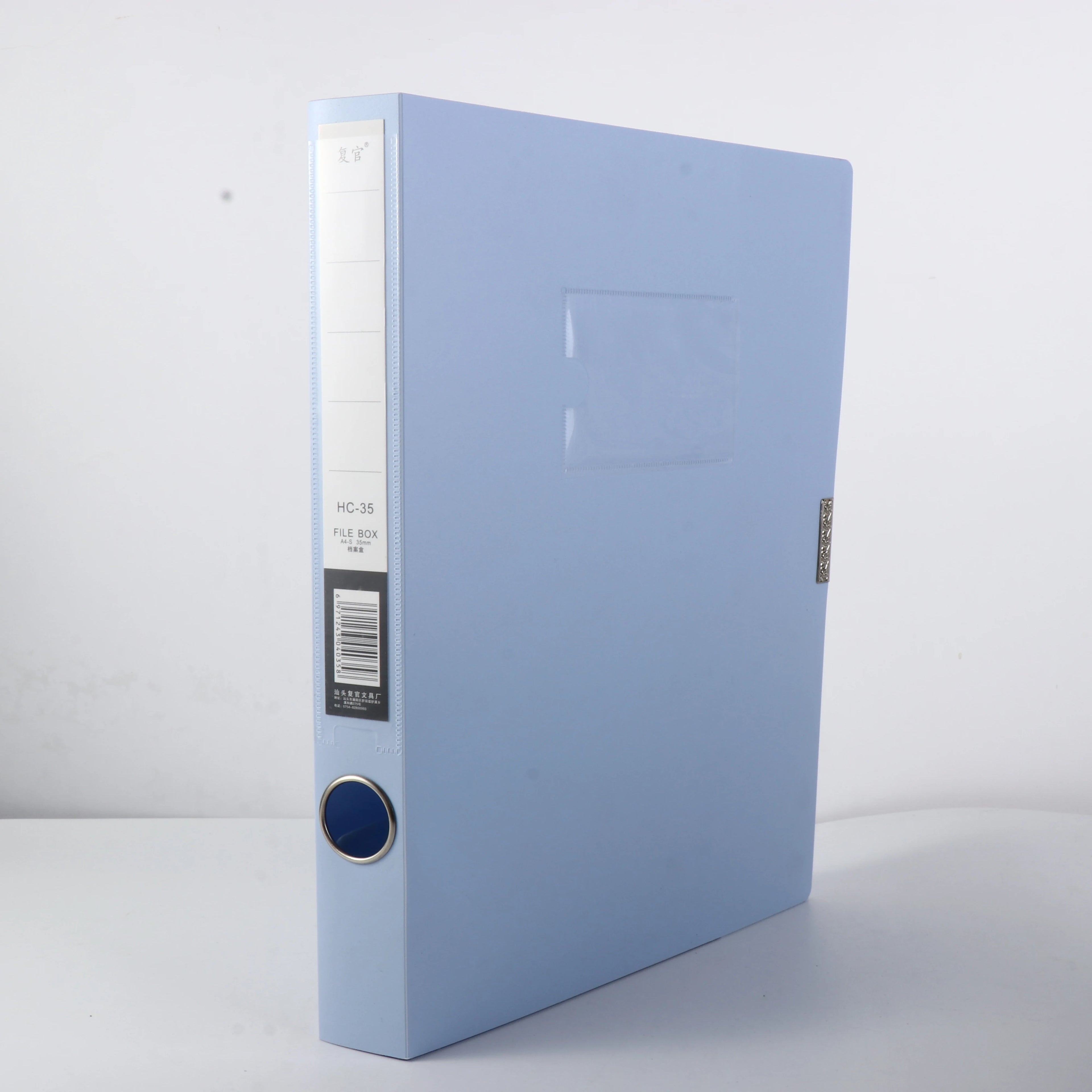 Multifunctional A4 File Organizer Box Thickened Dustproof File Paper Organizer Morandi Color PP Plastic Document Case
