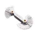 55/60 Degree Metric Inch Thread Plug Gauge Gear Tooth Screw Pitch Gauges Measuring Center Metrisch Thread Measurement Tools