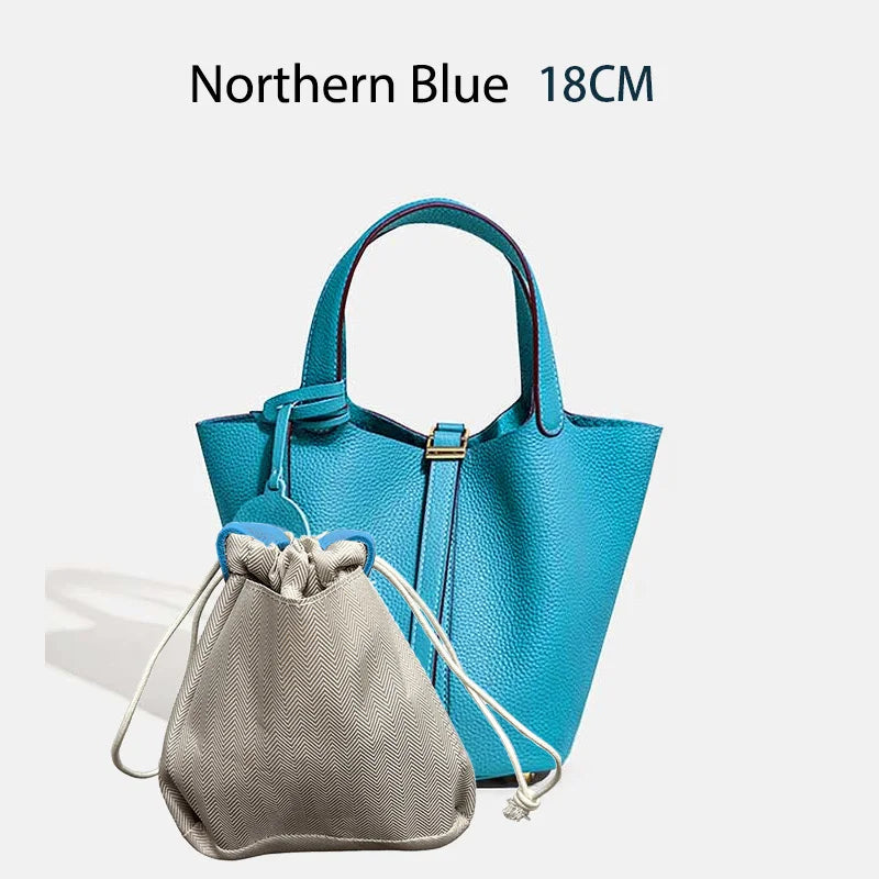 MENDY Women Bags Handbags Bucket Bag 18/22 Big Small Fashion Tote Bag Genuine Leather Luxury Quality Designers Lady Hand Bags