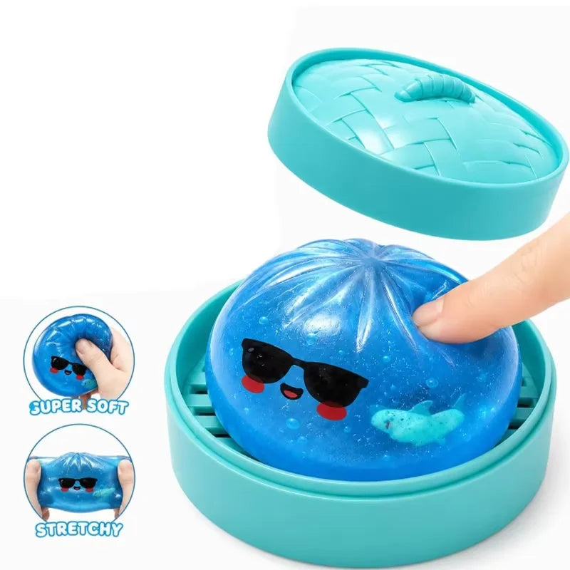 Ocean Theme Sunglasses Dumpling Pinch Squishy Slow Rebound Soft Decompression And Office Home Decoration Perfect Gift For Adults