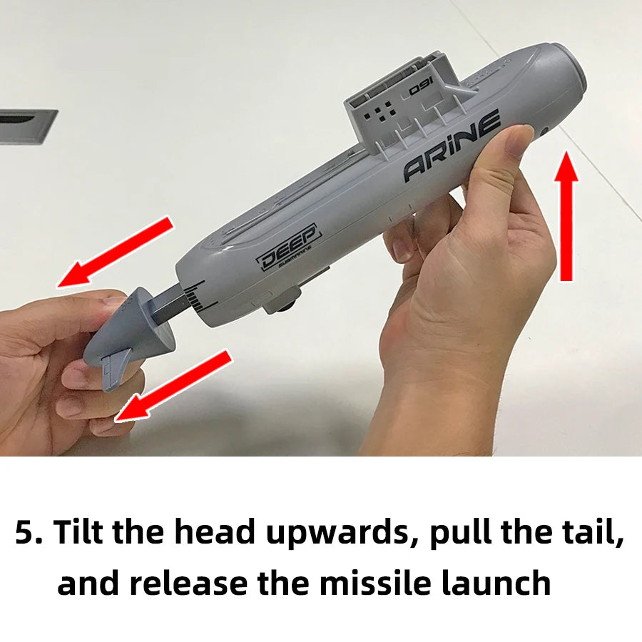 Children's aircraft carrier model, nuclear submarine launcher toy, 6pcs airplane toy fighter jet
