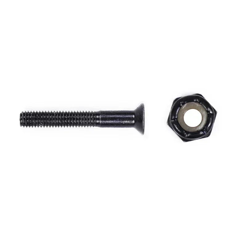 16Pcs Screws Bolts+Nuts 25/28/30mm Accessories Carbon Steel Long Board M5 Nuts Replacement Skateboard Tool