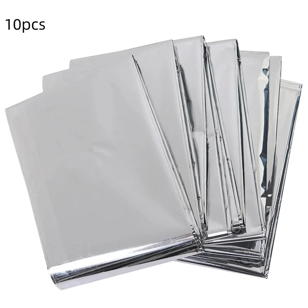 5-30Pc Outdoor Emergency Gold-Sliver Survival Blanket Waterproof First Aid Rescue Curtain Foil Thermal Military Blanket130X210Cm
