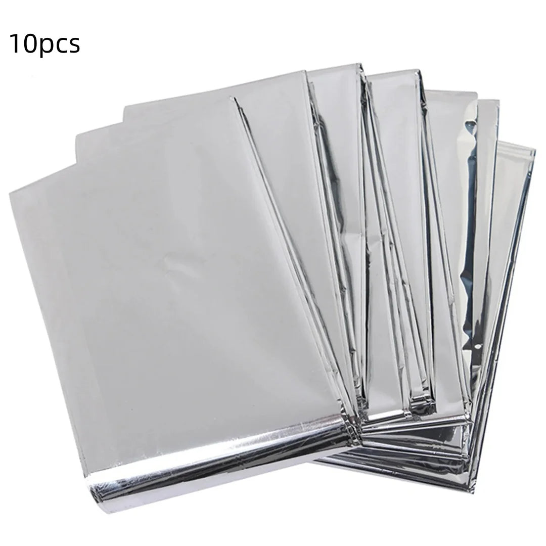 5-30Pc Outdoor Emergency Gold-Sliver Survival Blanket Waterproof First Aid Rescue Curtain Foil Thermal Military Blanket130X210Cm