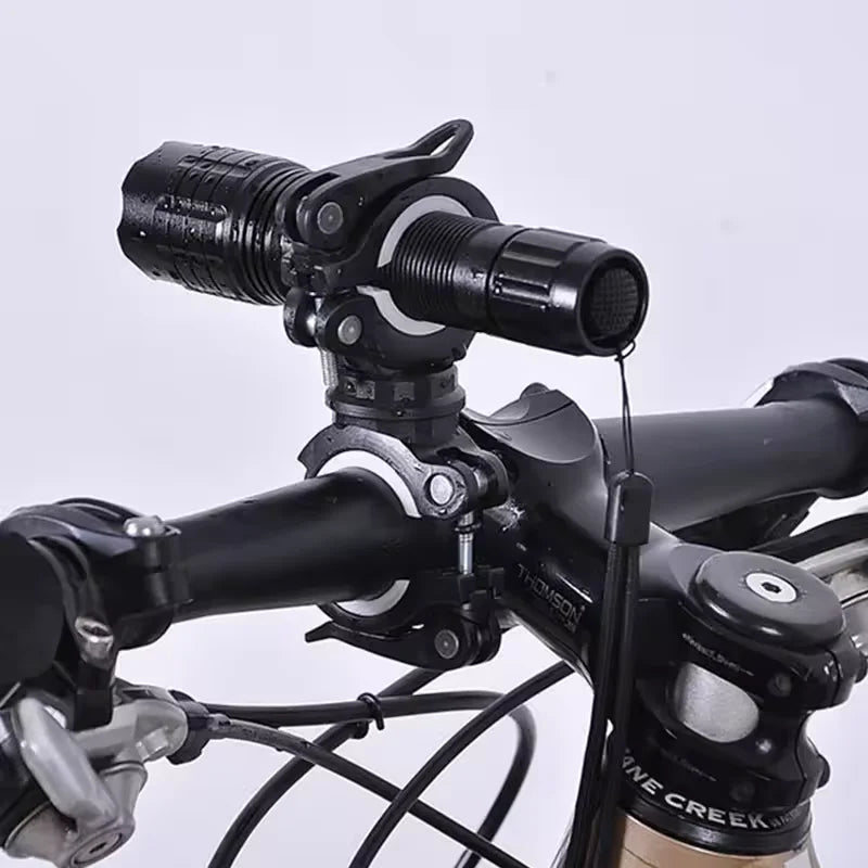 Bicycle Flashlight Holder, Lamp Holder, Night Riding Headlight Holder, Lamp Clip, Mountain Bike Riding Bike Accessories