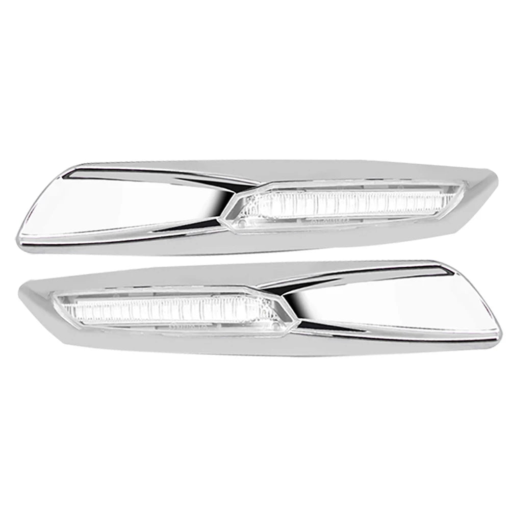 12V 2Pcs  Car LED Fender Side Marker Turn Signal Light For BMW 3 5 Series E60 E90 E39