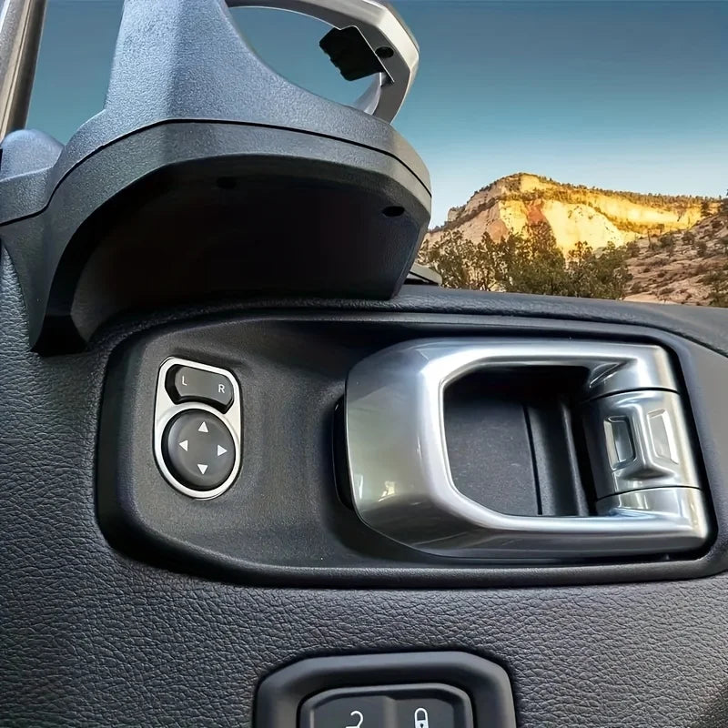Car Cup Holder For Jeep Wrangler/Scrambler 2018~2024 Car Beverager Storage Durable Plastic