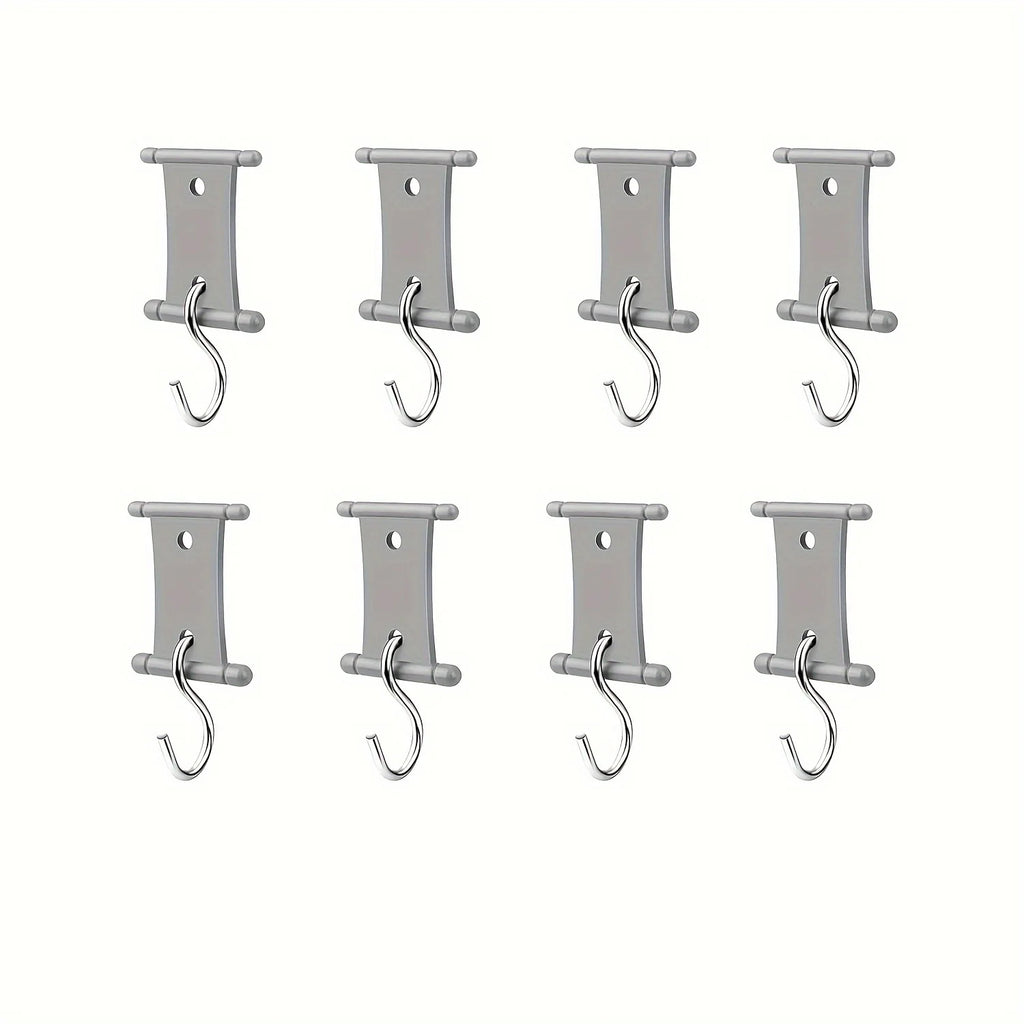 4/8 S-shaped camping awning hook clips RV tent hooks light hanging hooks RV camping hook accessories outdoor supplies