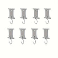 4/8 S-shaped camping awning hook clips RV tent hooks light hanging hooks RV camping hook accessories outdoor supplies
