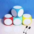 New DIY Blank Dice Erasable Foam Blank Game Cubes Dry Erase Block Writable Playing Dice Kids Educational Toy Classroom Teaching