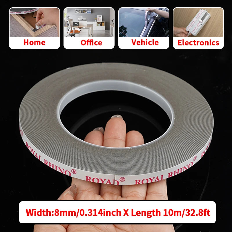 Extra Strong Korean Glue Double Sided Tape Car Special No Residue High Viscosity Heavy Duty Mounting Fixing Sticky Adhesive