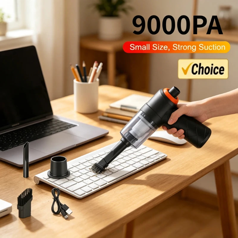 Wireless Car Vacuum Cleaner 120W Cordless Dust Handheld Auto Portabale Vacuum High-power Vacuum Cleaner For Home Office Car