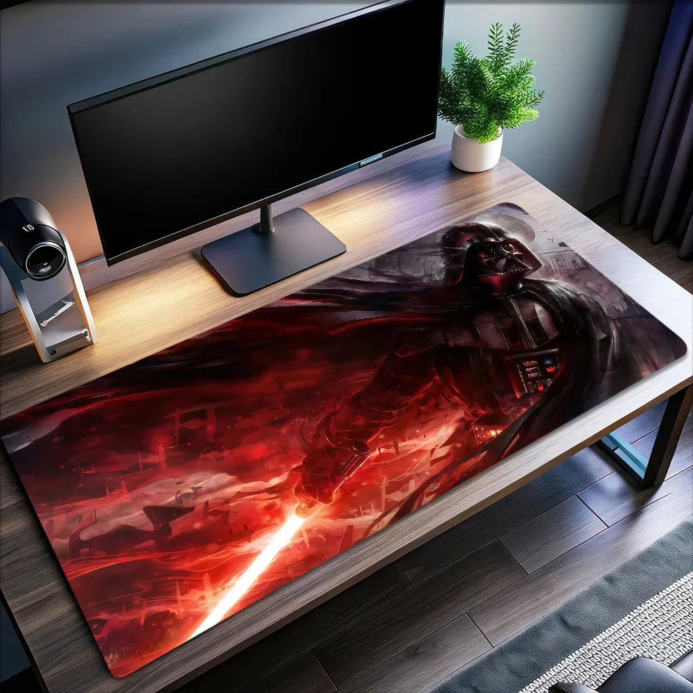 Mouse Pad Non-slip Lockedge Office Student STAR Gaming Thickened Movie Large W-WARS Fiction Science Writing Cushion MousePad