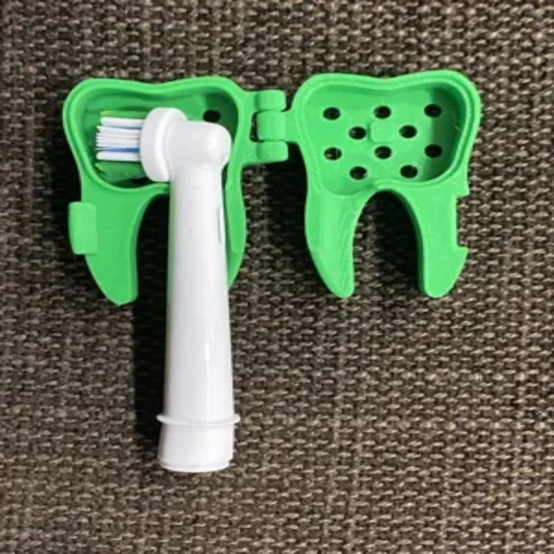 Electric Toothbrush Head Cover with Vent Holes, Dustproof Travel Case, Lightweight for Travelers