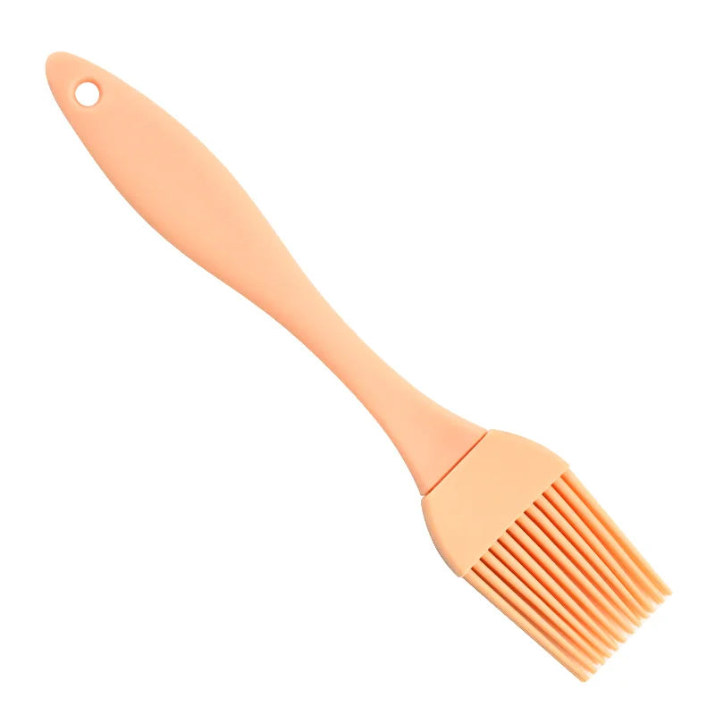 【Silicone Oil Brush Barbecue Basting Brush Seasoning Sauce Cake Bread Butter Egg Heat Resistant Kitchen Baking Cooking Tool】