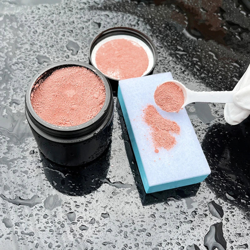 1 set 80g Glass Polish Cerium Oxide Powder Car Window Polishing Mirrors Powder Powder Glass Remove Composite Rare Repair Tool