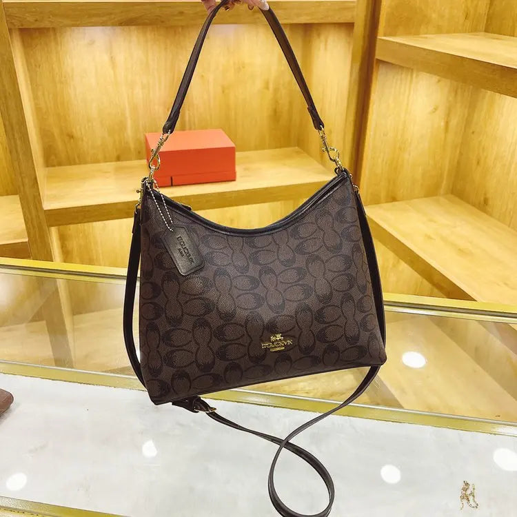 Luxury Fashionable Paris Style Diaper Bag Leather Crossbody Handbag For Women Large Capacity Trendy Original Retro Tote