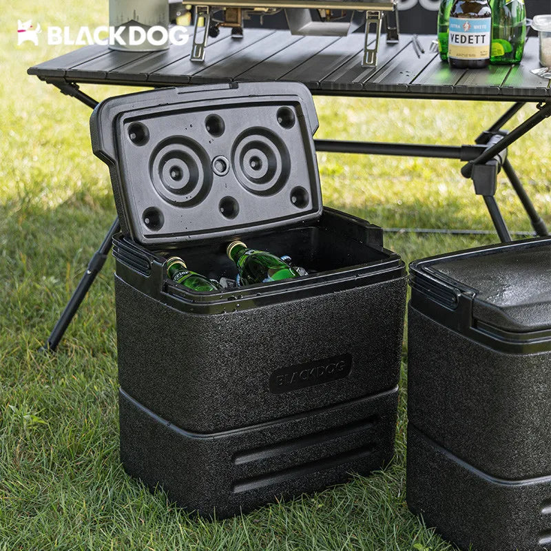BLACKDOG Cooler Box 17L PP Ice Box 48h Keep Fresh Outdoor Travel  And Camping Food Beers Ice Bucket Fridge Fishing Box Storage