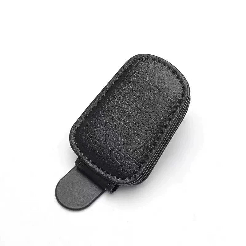 1PC Universal Magnetic Car Sunglasses Holder Eyeglass Clip Sun Visor Auto Glasses Organizer Storage