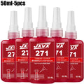 271 Threadlocker Reusable Threadlocker Anaerobic High Temperature Glues Anti Loose Screw Glues Fastening Sealant Quickly Cured Thread Locking Agent Sealant for Screws.
