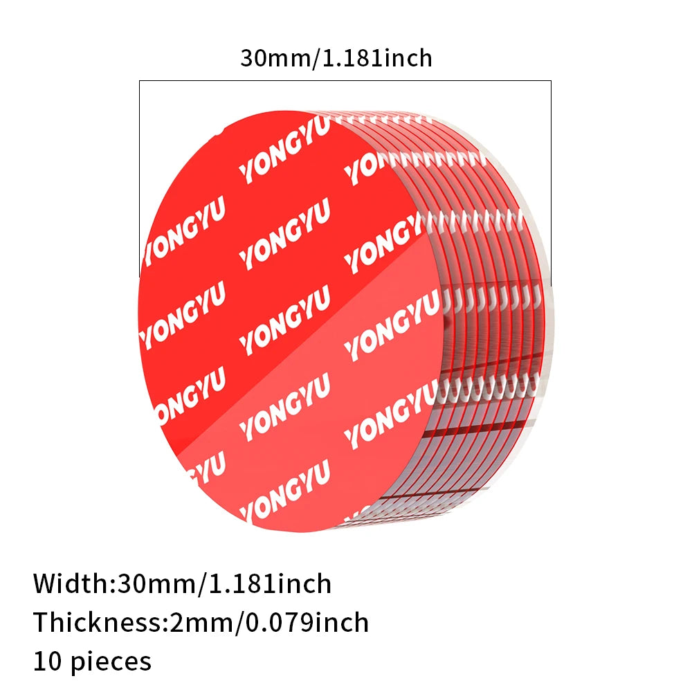Resistant Double Sided Sticky Adhesive Replacement Pads for Universal Dashboard Car Phone Sucker Holder Dash Cam Camera GPS