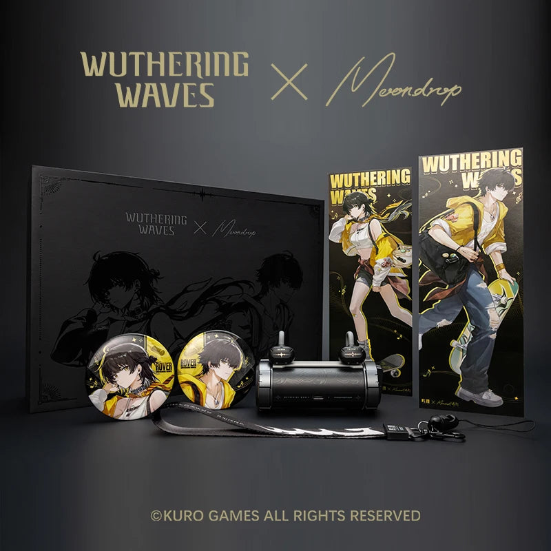 Wuthering Waves X MOONDROP U.C.T.S. OWS Ear Clip Headphones Bluetooth 6.0 Earphone LHDC-V HiFi Transmission AI Noise Cancelling