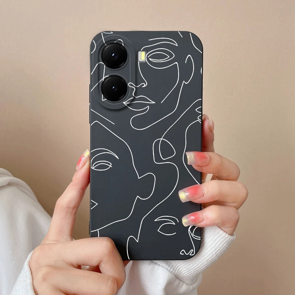 For Xiaomi Poco X7 Pro Case Lovely Bear Love Heart Shockproof Anti-fall Antifouling Luxury Shell For xiaomi poco x7 pro Coque