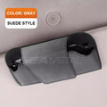 SEAMETAL Magnetic Suede Car Glasses Case Magnetic Sunglasses Holder Anti-Scratch Sun Visor Eyeglasses Protection Storage Case