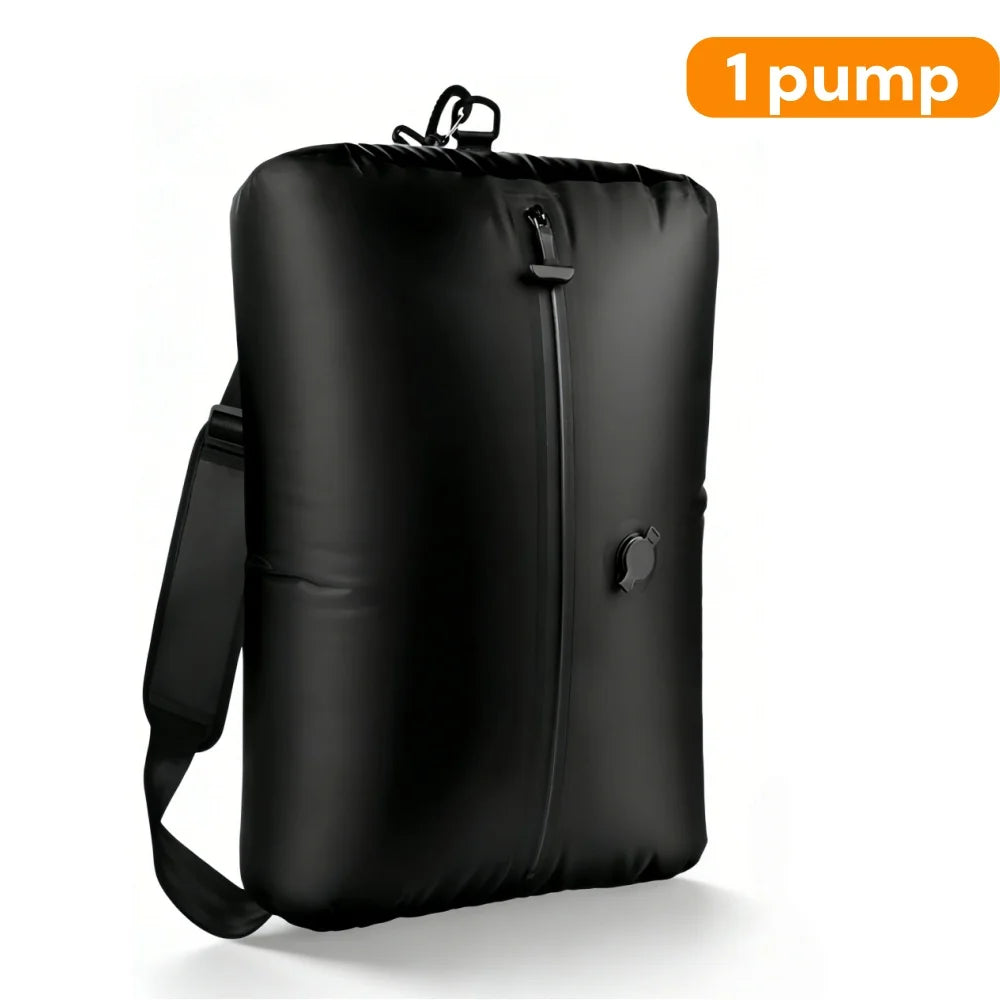 34L Vacuum Travel Bag  Reusable Storage Bags Folding Outdoor Travel Essentials Compression Bag for Suitcases Backpack Luggage
