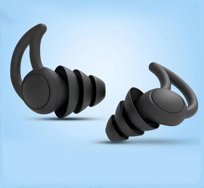 Soft Silicone Ear Plugs Noise Reduction Waterproof Earplugs for Sleep Swimming Work