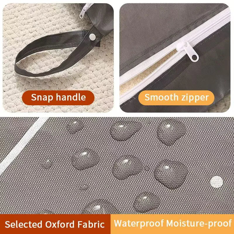 Portable Dirty Clothes Storage Bag Laundry Bags Oxford Waterproof Storage Pouch For Swimming Fitness Beach Clothes Organizer Bag